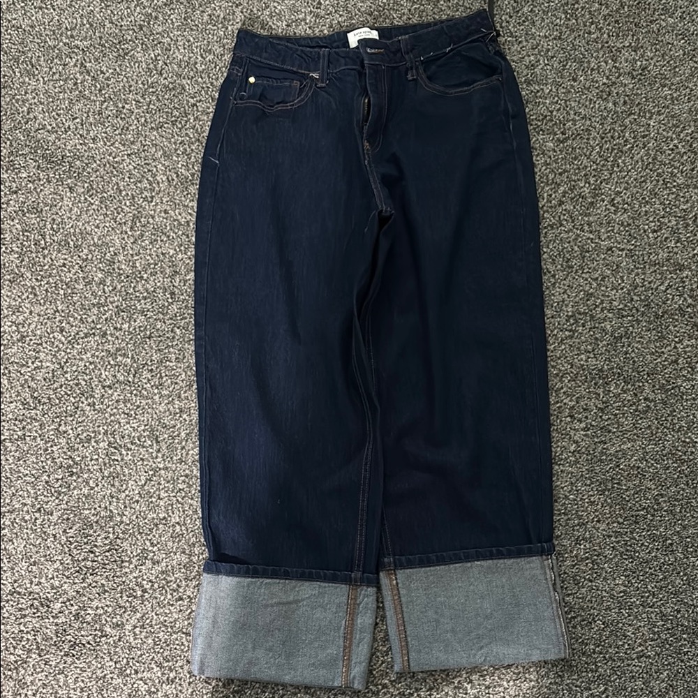 Kate Spade Blue Flare Wide Leg Jeans